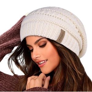 FURTALK Slouchy Knit Beanie